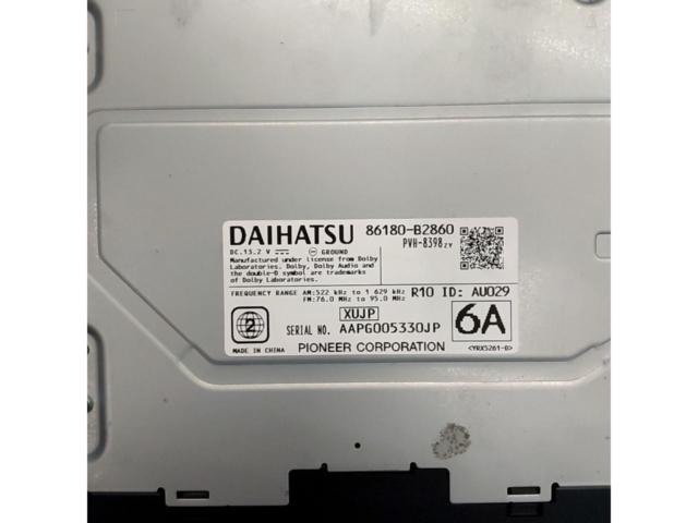 DVD再生可能!! 【ダイハツ純正】 6.2インチディスプレイオーディオ 86180-B2860