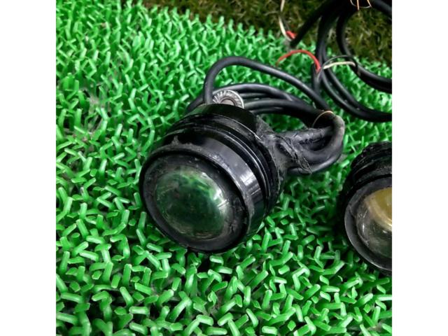 使いやすいサイズ!! 【メーカー不明】 小型LEDプロジェクターフォグランプ 2個セット