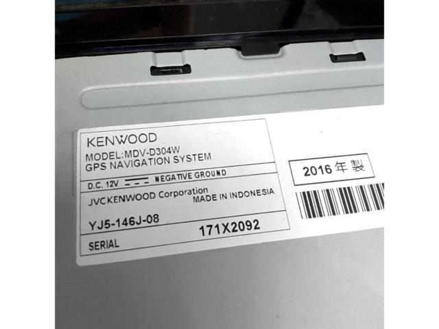 TVアンテナ付き KENWOOD MDV-D304W【ワンセグ･CD･USB･SD録音対応】