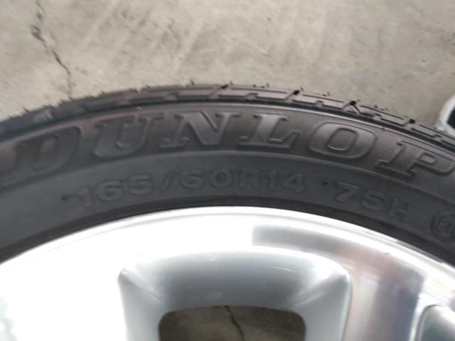 タイヤバリ山の美品!!【スズキ純正】 DA17W/エブリィワゴン純正ホイール+【DUNLOP】SP SPORT230