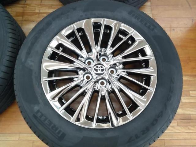 新品タイヤに美品ホイール!! トヨタ純正(TOYOTA)  30系/アルファード後期エグゼクティブラウンジ純正ホイール + PIRELLI(ピレリ) POWERGY