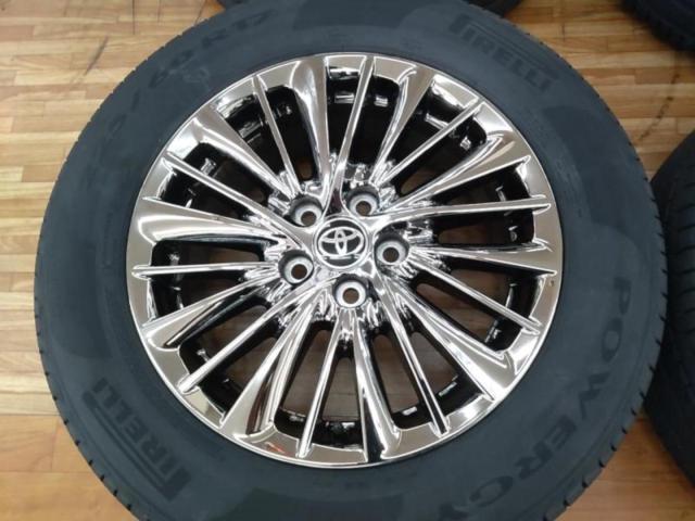 新品タイヤに美品ホイール!! トヨタ純正(TOYOTA)  30系/アルファード後期エグゼクティブラウンジ純正ホイール + PIRELLI(ピレリ) POWERGY