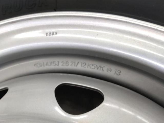 タイヤバリ山!! 【BRIDGESTONE】  JECT マルチPCDスチールホイール  + 【BRIDGESTONE】 BLIZZAK VL1