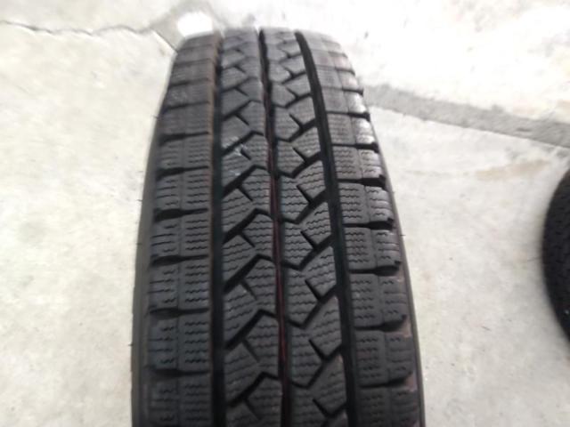 タイヤバリ山!! 【BRIDGESTONE】  JECT マルチPCDスチールホイール  + 【BRIDGESTONE】 BLIZZAK VL1