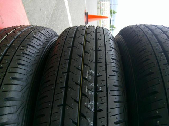 ホンダ N-VAN 純正スチールホイール + BRIDGESTONE ECOPIA R710 | やや 