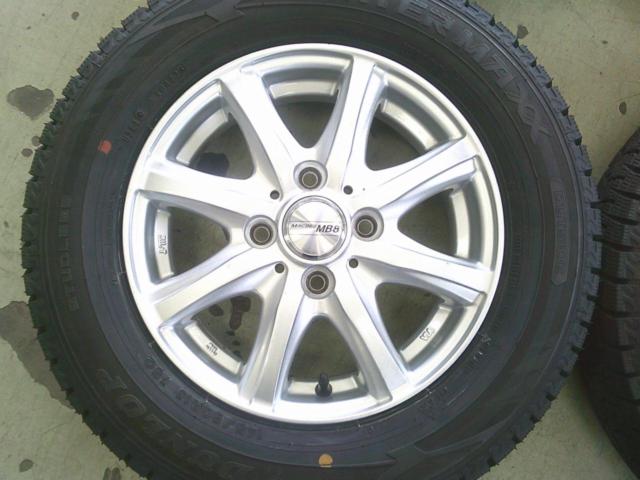 【B倉庫】DUNLOP WINTERMAXX WM02 + DUNLOP MACBES MB8