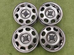 [One piece has a bend on the back]
SUZUKI
Hustler/MR31 series
G grade
Genuine
15 inches
Steel wheel
4 pieces set