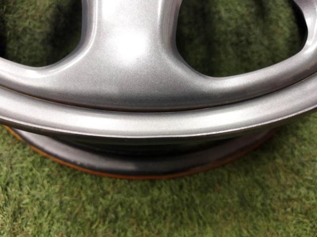 [One piece has a bend on the back]
SUZUKI
Hustler/MR31 series
G grade
Genuine
15 inches
Steel wheel
4 pieces set