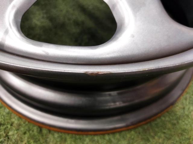 [One piece has a bend on the back]
SUZUKI
Hustler/MR31 series
G grade
Genuine
15 inches
Steel wheel
4 pieces set