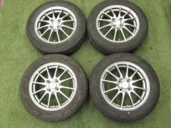 ☆8月お買い得品☆(別住所倉庫保管ご来店の際は事前にご連絡下さい)BRIDGESTONEECO FORME スポークホイール+BRIDGESTONE BLIZZAK VRX3