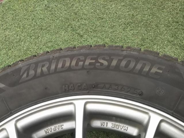 ☆8月お買い得品☆(別住所倉庫保管ご来店の際は事前にご連絡下さい)BRIDGESTONEECO FORME スポークホイール+BRIDGESTONE BLIZZAK VRX3
