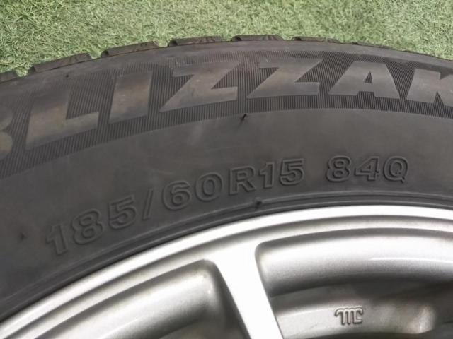 ☆8月お買い得品☆(別住所倉庫保管ご来店の際は事前にご連絡下さい)BRIDGESTONEECO FORME スポークホイール+BRIDGESTONE BLIZZAK VRX3