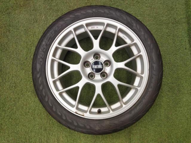 [100-5H] 【流用☆タイヤラベル付きセット!】 スバル/STi BBS RG345 + FINALIST 595 EVO 215/45R17 2024年モデル
