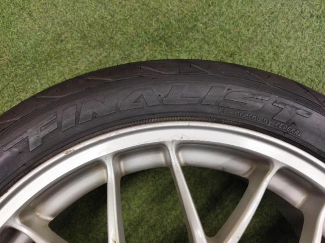 [100-5H] 【流用☆タイヤラベル付きセット!】 スバル/STi BBS RG345 + FINALIST 595 EVO 215/45R17 2024年モデル