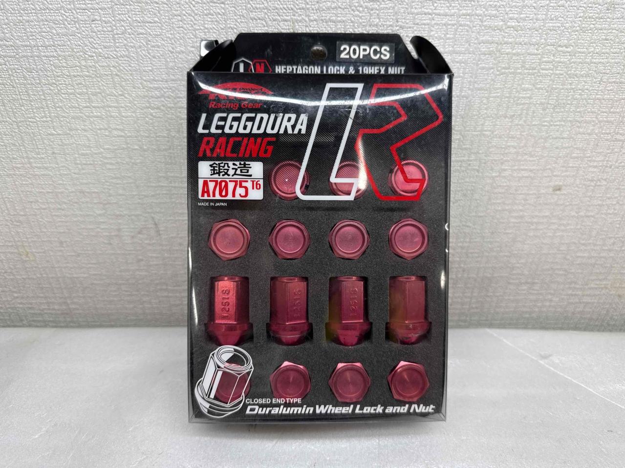 KYO-EI
Kics
LEGGDURA
RACING
Mounting nut
M12 × P1.25
※ 20 pieces