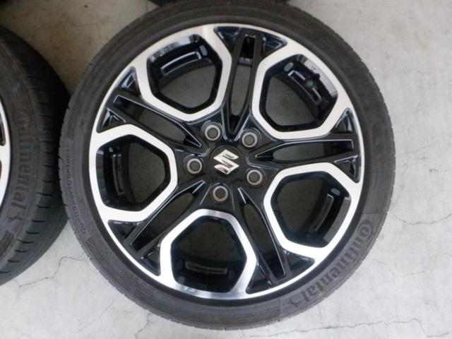 2SUZUKI ZC33Sスイフトスポーツ純正 アルミホイール + Continental ContiSportContact5