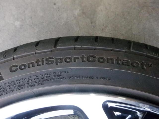 2SUZUKI ZC33Sスイフトスポーツ純正 アルミホイール + Continental ContiSportContact5