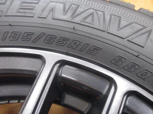 HOT STUFF(ホットスタッフ) WAREN(ヴァーレン) W03 ガンメタリック + GOODYEAR ICE NAVI7(2025年製造) ★バランス調整済み★