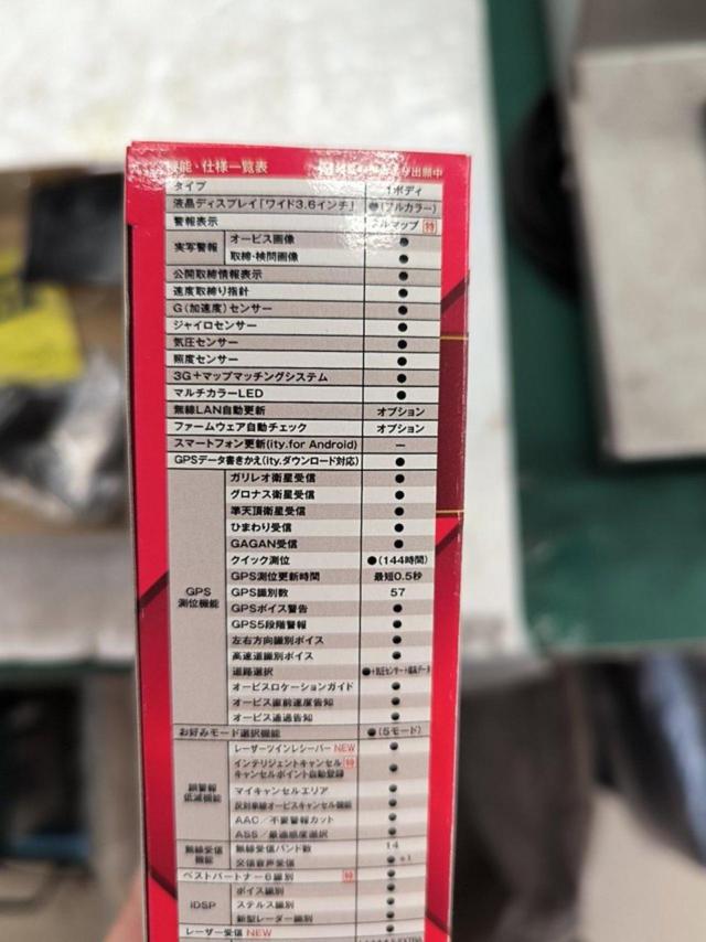 YUPITERU SUPER CAT GS103 レーダー探知機
