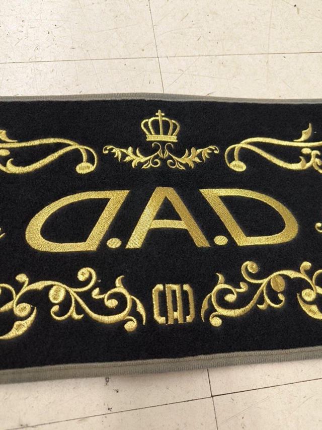 GARSON D.A.D  マルチダッシュマット ARABESQUE アラベスクデザイン  BK/GD 汎用