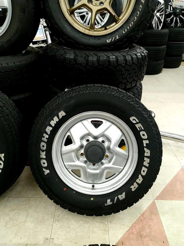 スズキ純正(SUZUKI)  ジムニー/JB23 純正スチールホイール  + YOKOHAMA(ヨコハマ) GEOLANDAR A/T