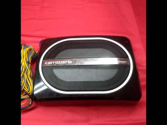 【carrozzeria】 TS-WX110A 21 cm×13 cm 平面アルミニウム振動板ウーファー(アンプ内蔵)