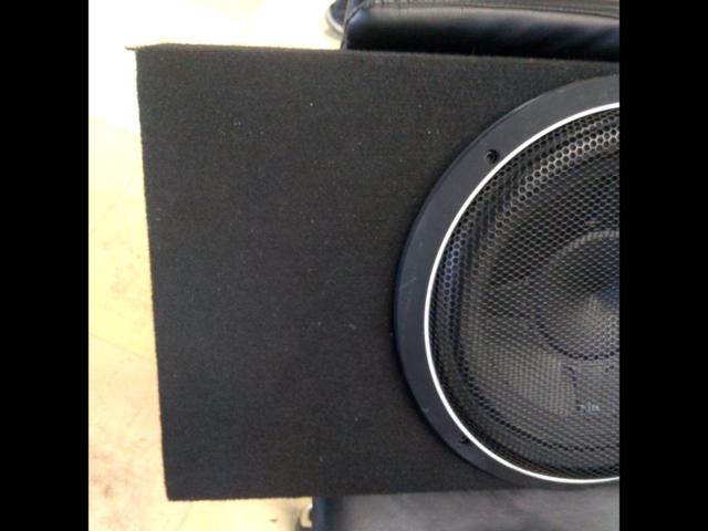 【Rockford】 P3S-1X12 30cm2Ω DVC薄型サブウーファー搭載ウーファーBOX