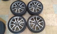 ★流用にも★ トヨタ純正(TOYOTA)  ヴィッツ G’s ホイール  + YOKOHAMA ADVAN FLEVA V701