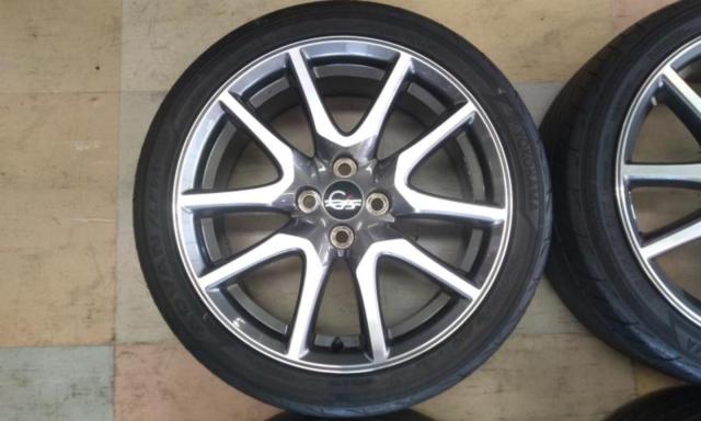 ★流用にも★ トヨタ純正(TOYOTA)  ヴィッツ G’s ホイール  + YOKOHAMA ADVAN FLEVA V701
