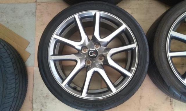 ★流用にも★ トヨタ純正(TOYOTA)  ヴィッツ G’s ホイール  + YOKOHAMA ADVAN FLEVA V701