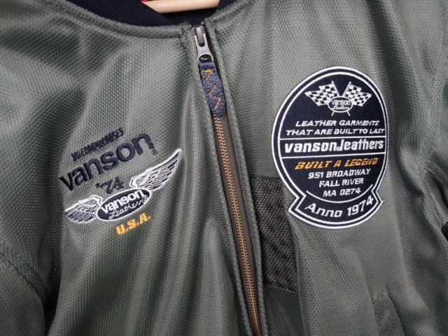 Vanson [VS578RS-S2501-MA-1] MA-1 Mesh Jacket
L size
2 limited edition model