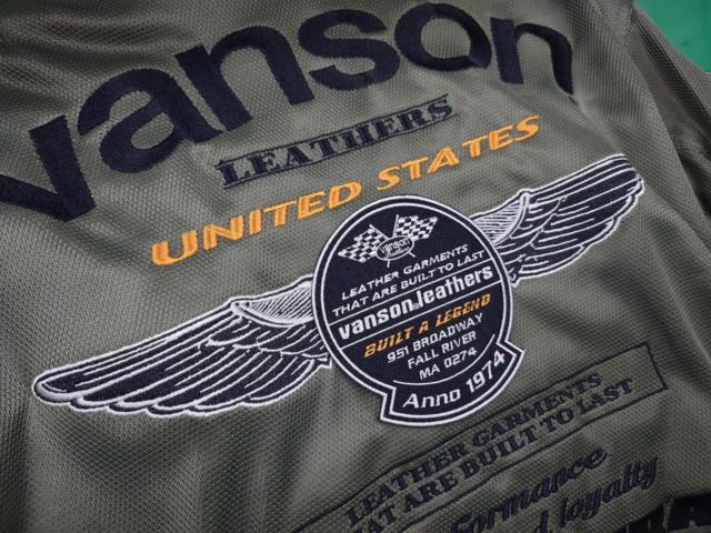 Vanson [VS578RS-S2501-MA-1] MA-1 Mesh Jacket
L size
2 limited edition model
