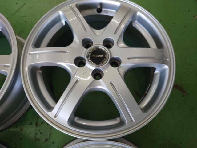 【ホイールのみ】BRIDGESTONE FEID 15インチアルミホイール
