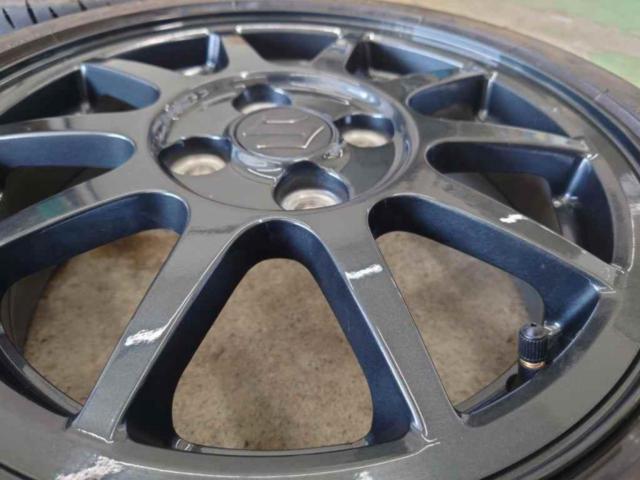 スズキ純正  アルトワークス(HA36S)純正ホイール  + BRIDGESTONE POTENZA Adrenaline RE004 165/55R15 4本セット