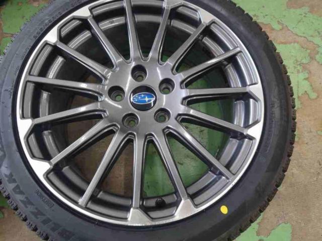 スバル純正(SUBARU)  レヴォーグ(VM系/STi SPORTS)純正ホイール  + BRIDGESTONE(ブリヂストン) BLIZZAK VRX2 225/45R18 4本セット