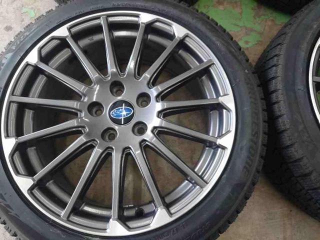 スバル純正(SUBARU)  レヴォーグ(VM系/STi SPORTS)純正ホイール  + BRIDGESTONE(ブリヂストン) BLIZZAK VRX2 225/45R18 4本セット