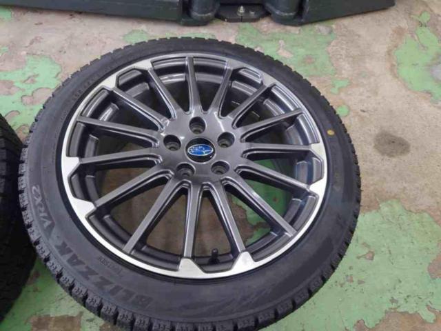 スバル純正(SUBARU)  レヴォーグ(VM系/STi SPORTS)純正ホイール  + BRIDGESTONE(ブリヂストン) BLIZZAK VRX2 225/45R18 4本セット