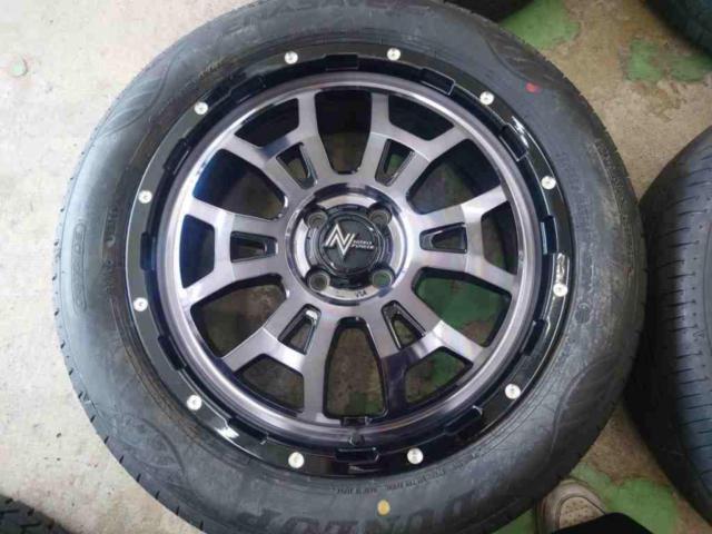 MARUKA SERVICE(マルカサービス) NITRO POWER(ナイトロパワー)     + DUNLOP(ダンロップ)  ENASAVE 195/60R17 4本セット