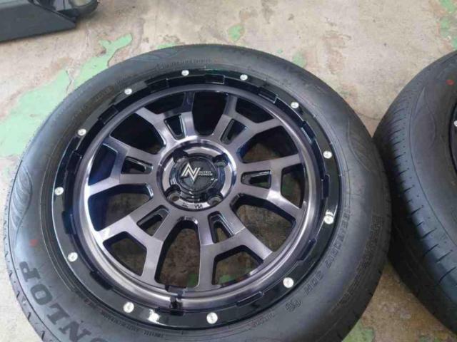 MARUKA SERVICE(マルカサービス) NITRO POWER(ナイトロパワー)     + DUNLOP(ダンロップ)  ENASAVE 195/60R17 4本セット