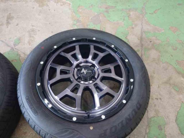 MARUKA SERVICE(マルカサービス) NITRO POWER(ナイトロパワー)     + DUNLOP(ダンロップ)  ENASAVE 195/60R17 4本セット