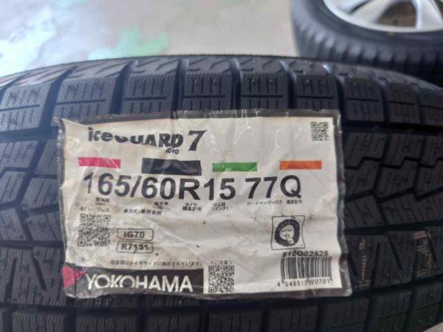 Mitsubishi genuine (MITSUBISHI)
Delica D: 2
Original wheel
+
YOKOHAMA (Yokohama)
iceGUARD
iG70
165 / 60R15
77Q
4 pieces set