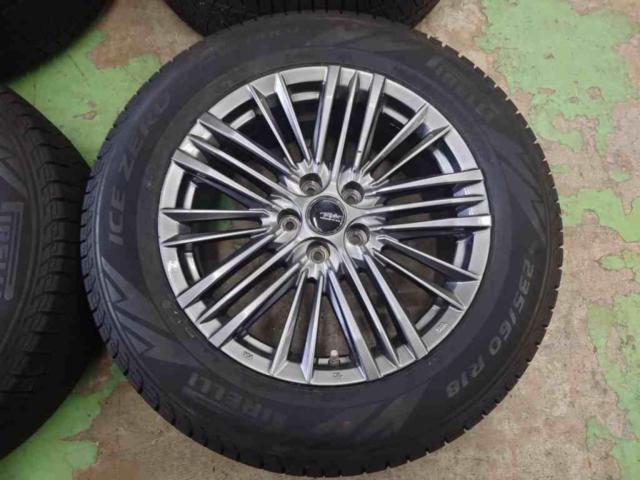 AME TAYLOR TL-01  + PIRELLI ICE ZERO ASIMMETRICO 235/60R18 114.3-5H ※TOYOTA/LEXUS純正球面ボルト専用