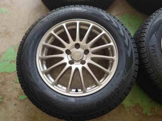 BRIDGESTONE
ECO
FORME
SE-12
(15SPOKE)
+
YOKOHAMA (Yokohama)
iceGUARD
G075
225 / 65R17
4 pieces set