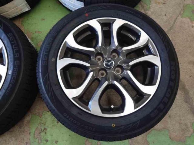 マツダ純正(MAZDA)  MAZDA デミオ純正ホイール + Rotalla SETULA E-RACE RH02
