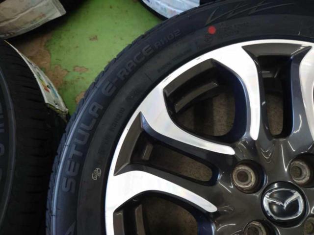 マツダ純正(MAZDA)  MAZDA デミオ純正ホイール + Rotalla SETULA E-RACE RH02