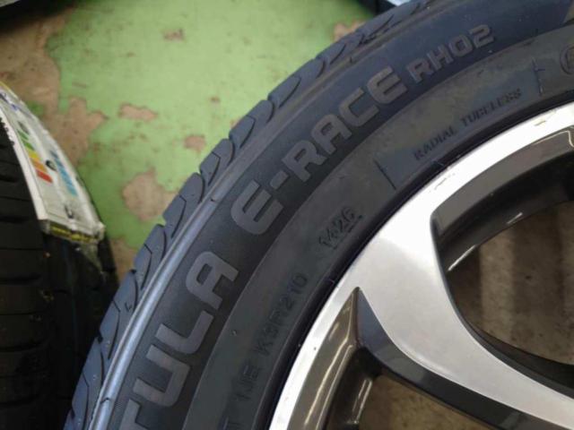 マツダ純正(MAZDA)  MAZDA デミオ純正ホイール + Rotalla SETULA E-RACE RH02