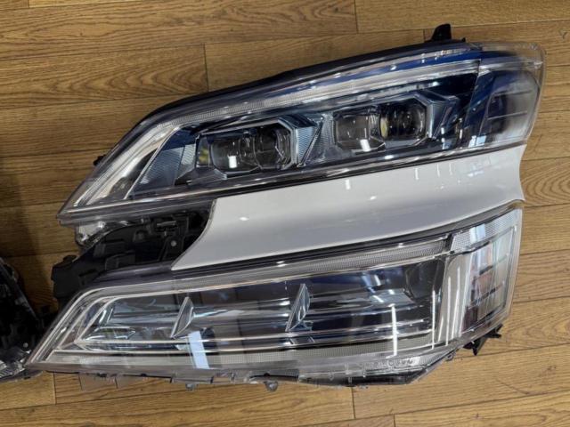 【ワケアリ】トヨタ 30系 ヴェルファイア 後期 純正 2眼 LED ヘッドライト