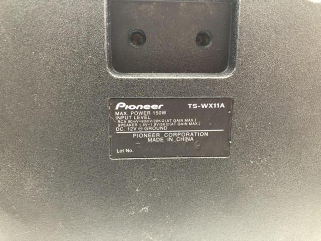 [Wakeari] carrozzeria
TS-WX11A
Tune up woofer
