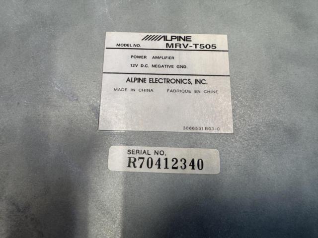 ALPINE
MRV-T505