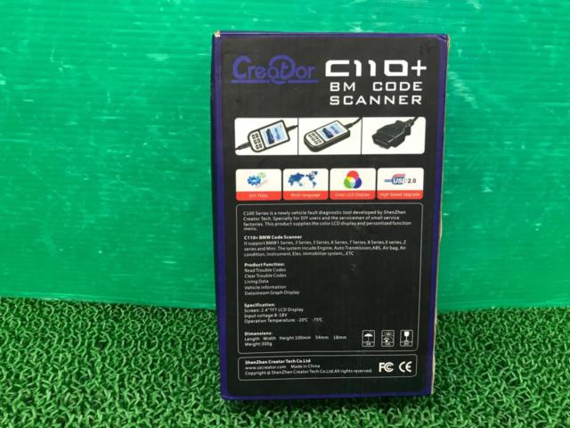 Creator
C110 +
OBDⅡ diagnostic machine